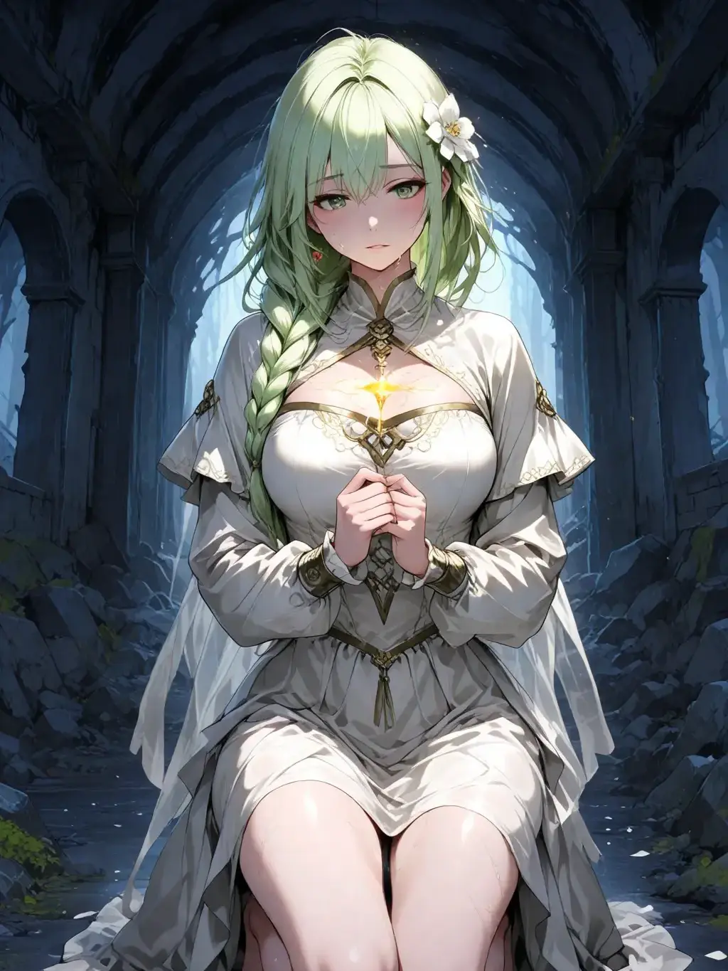 BoringCrab1062의 生贄として差し出された村娘