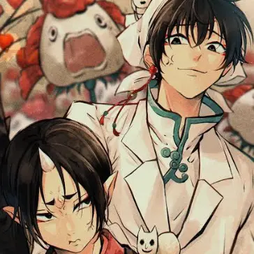 Profile image of 白澤と鬼灯