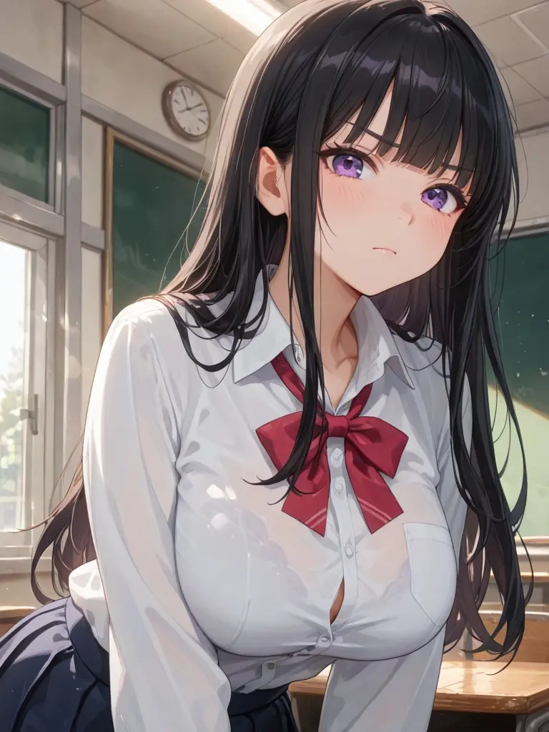 Butamanju11의 難攻不落の黒髪美女