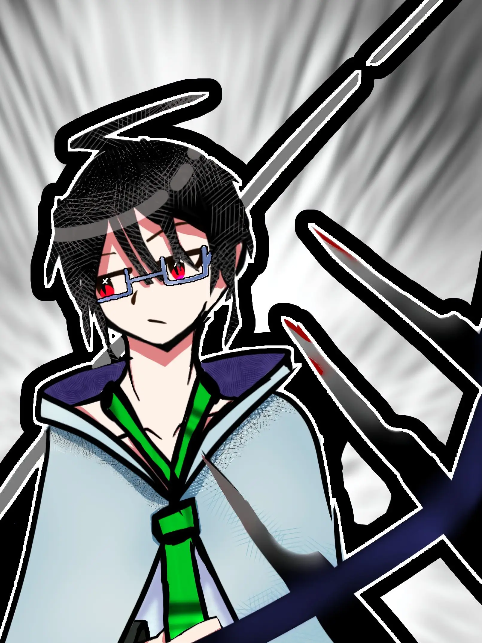 ayumanunatto의 Summer-clad Suspicious Man