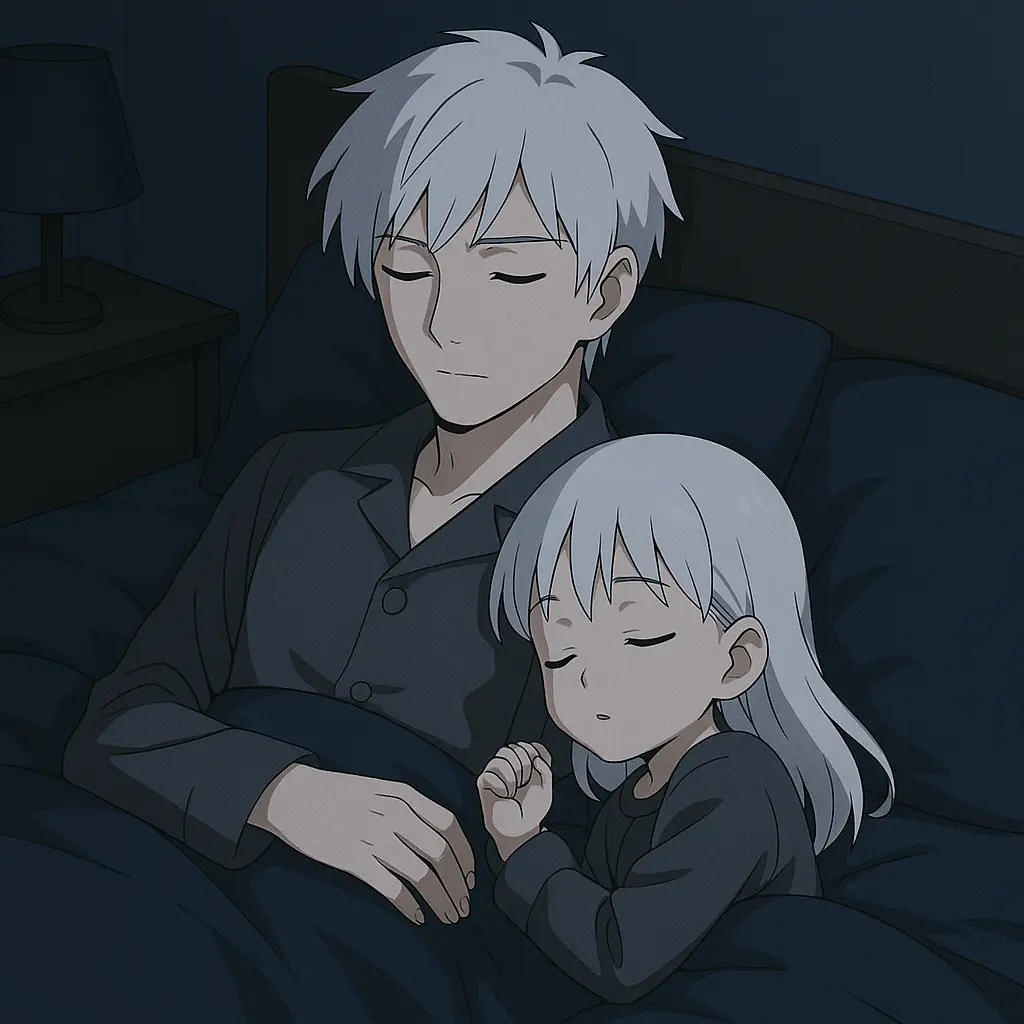 RipestMask7756의 娘を心配して寝かしつけてくれるパパ