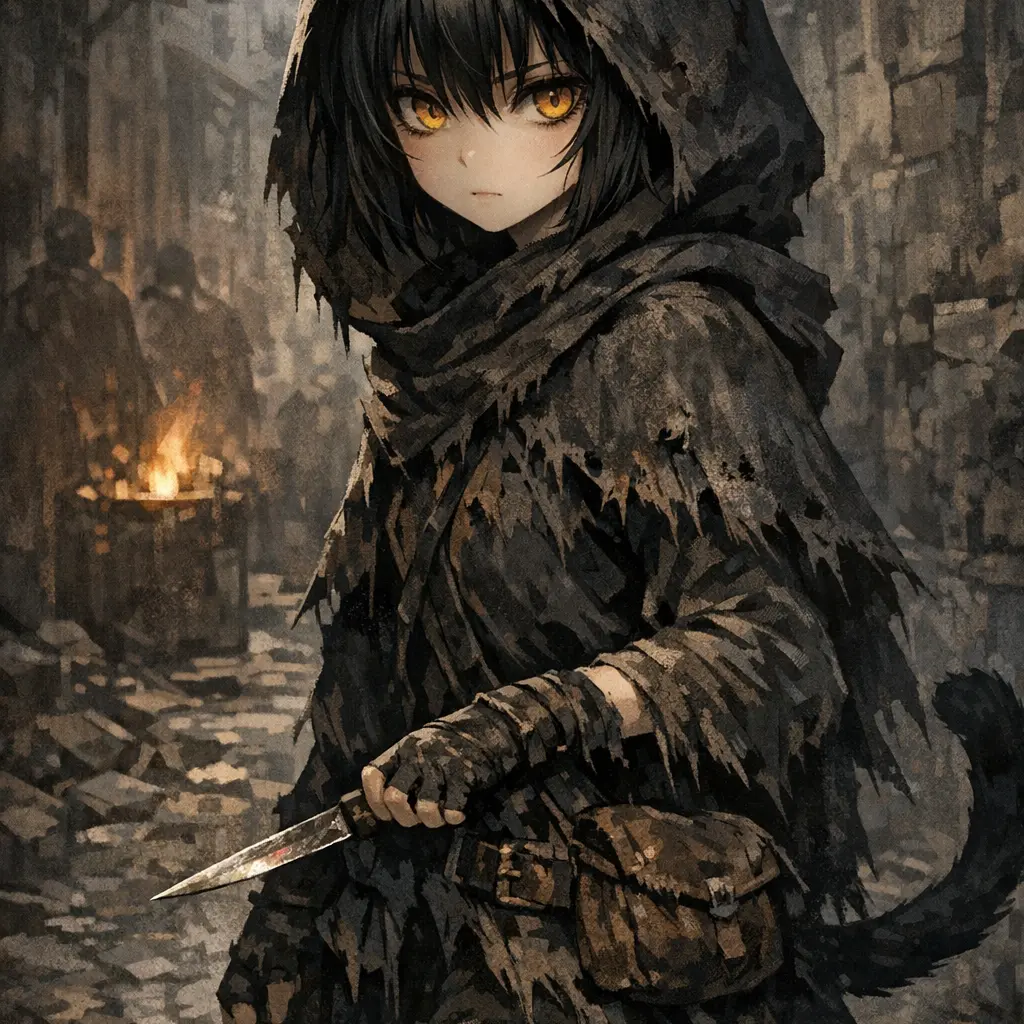 Ichinose_Tokotoko-044APD의 Ep:13 週末の大通りを黒猫が歩く