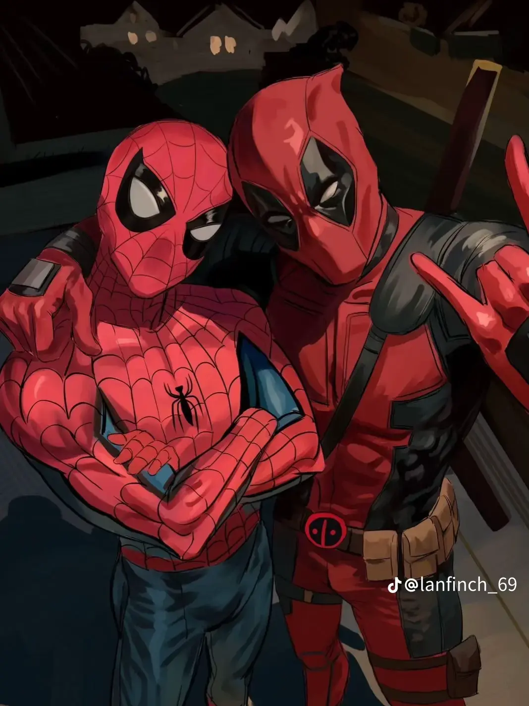 Spider-ManDeadpool의 데드풀 스파이더맨 user 여행