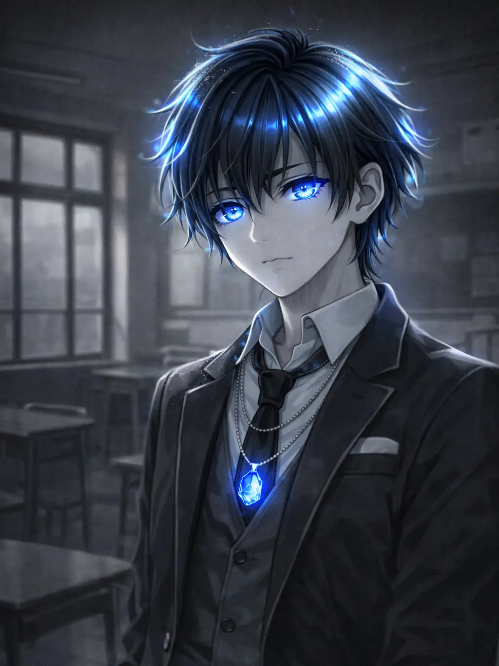 tetemaru의 サファイアの瞳【誕生石瞳シリーズ】