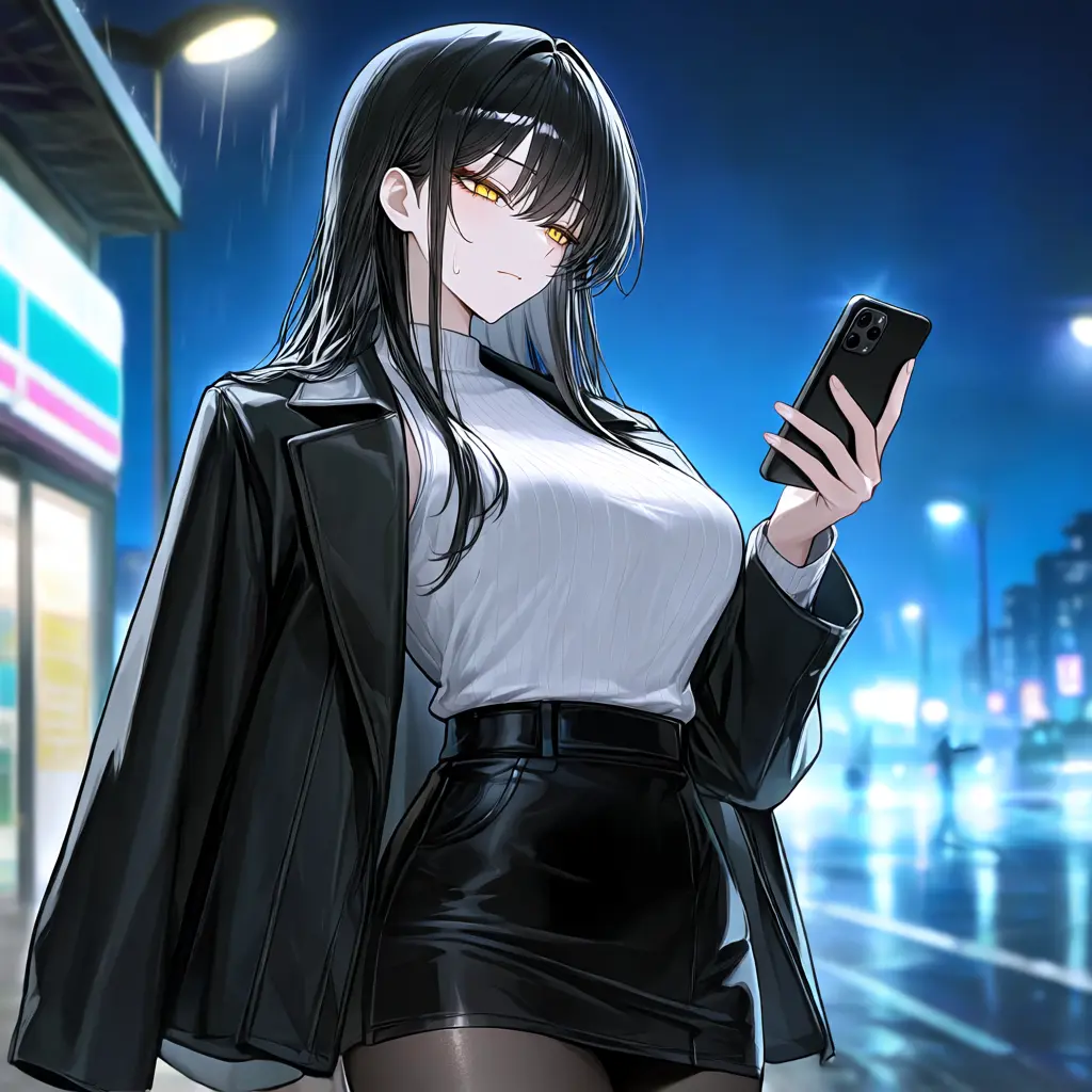 MilkMochi3164의 深夜バスに置いていかれた美人お姉さん