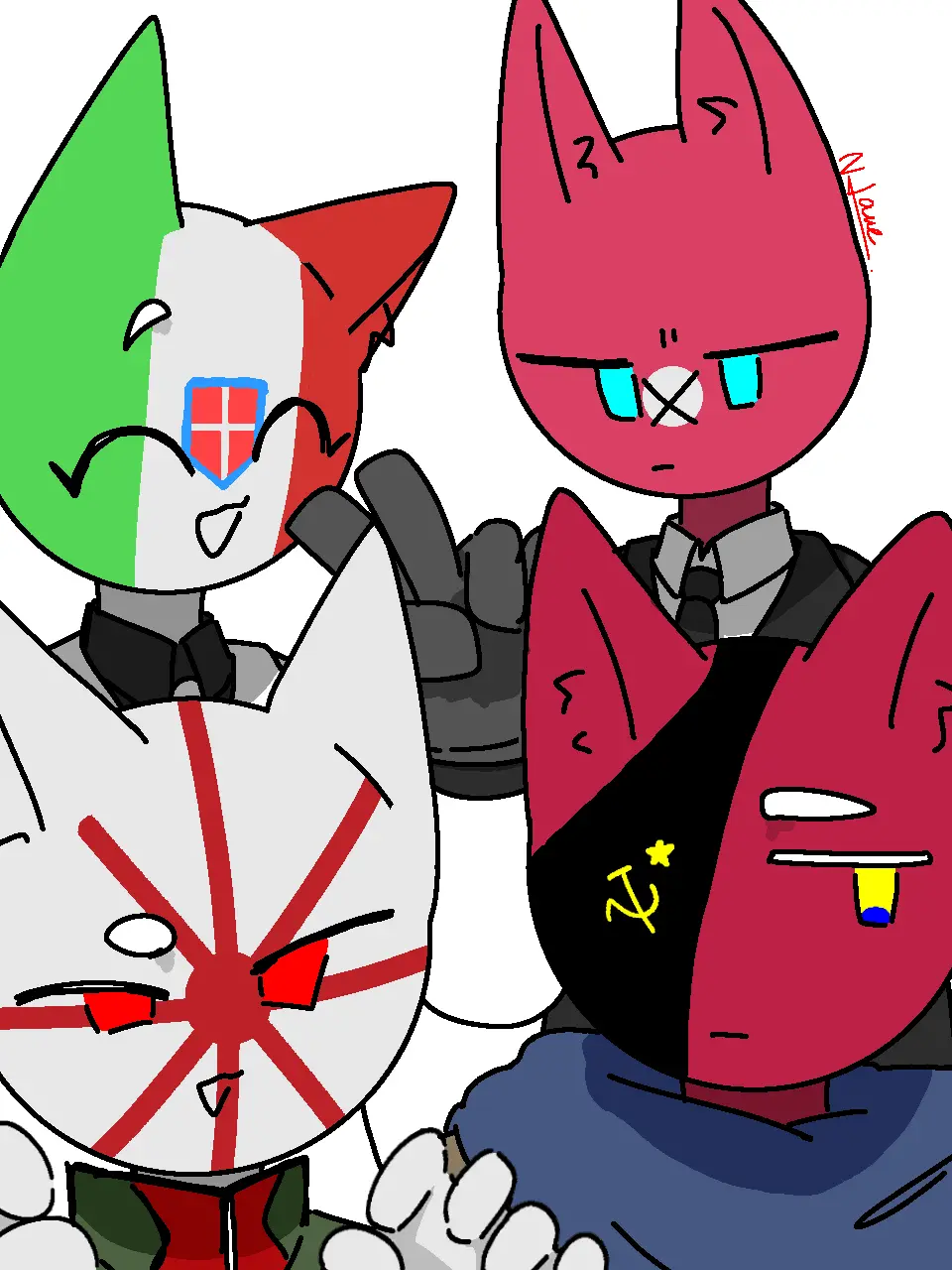 mo_DDDD의 猫化すじく＋ソ連と遊ぼう！