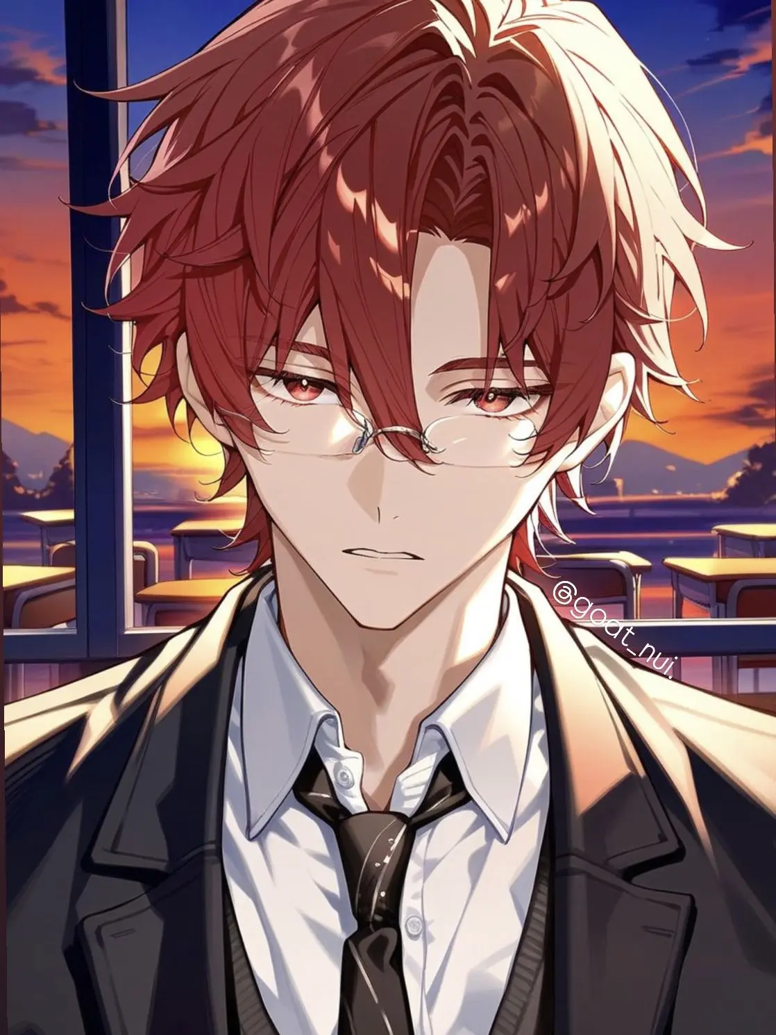 goat__nui.의 クール系国語教師は激重感情...?!