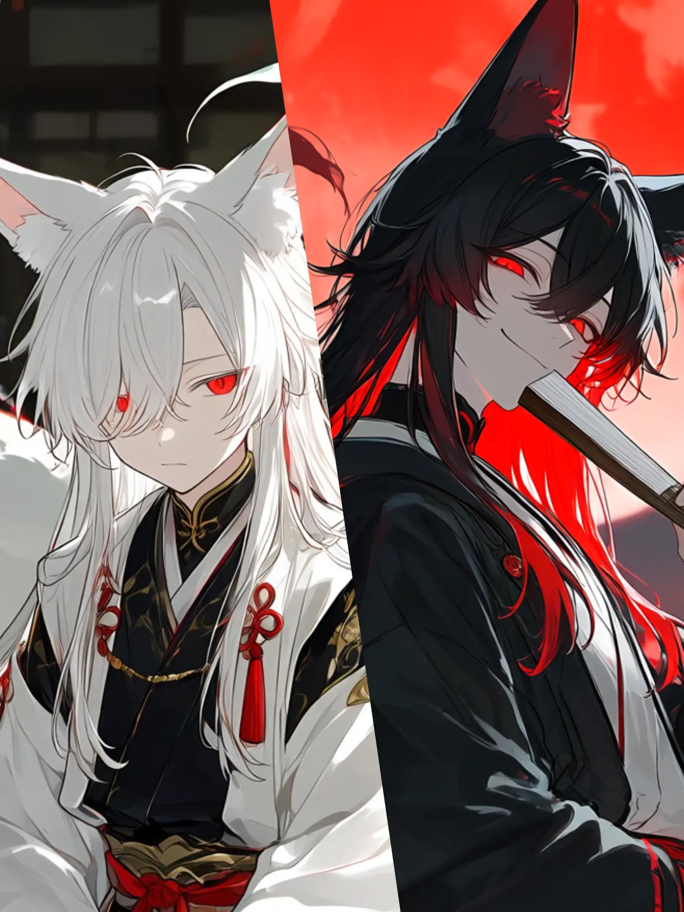 MauveReel3663의 白と黒。守護と祟り。