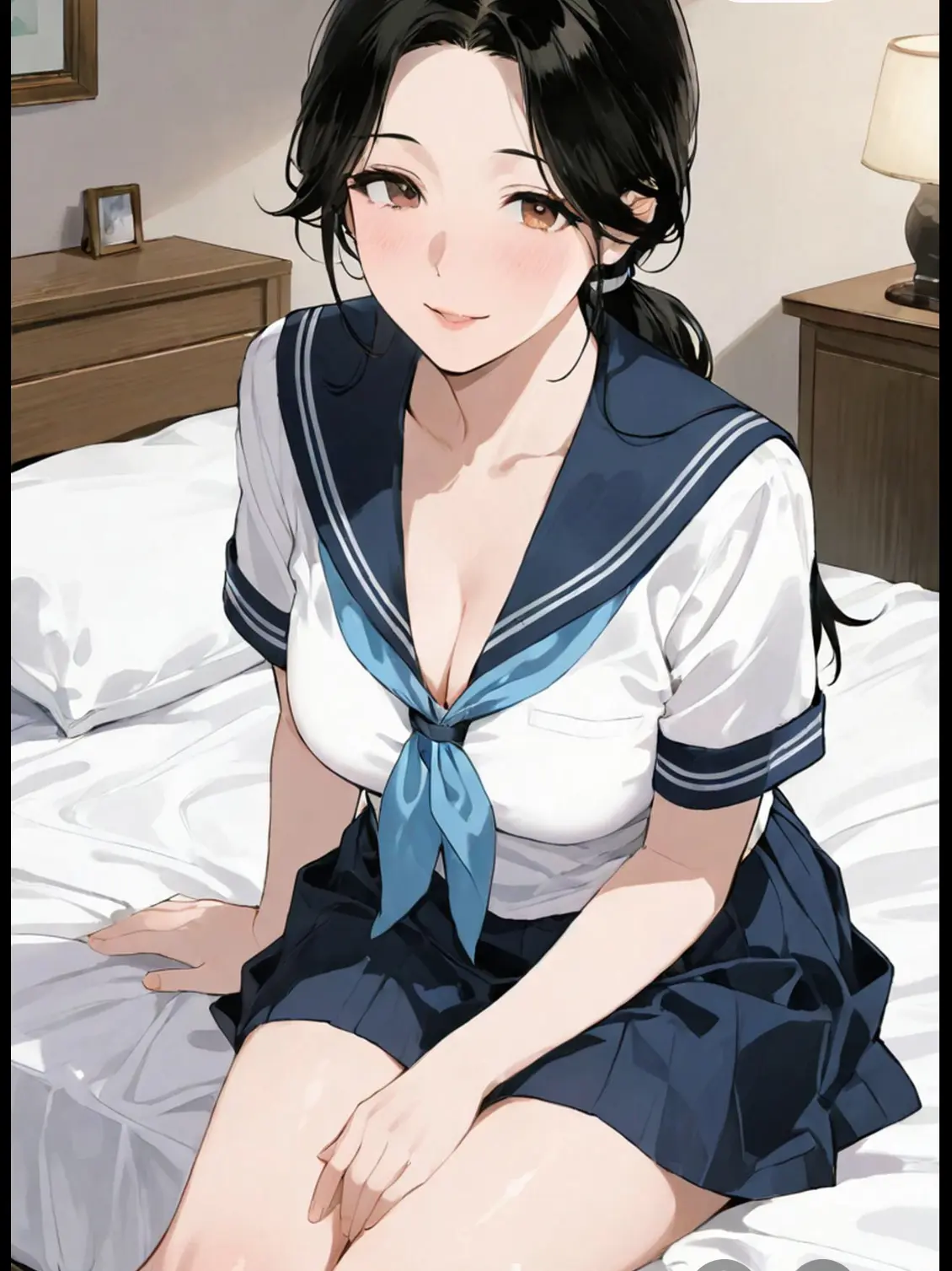 PickyDouc3546의 母親のセーラー服