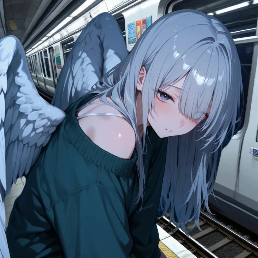 翼の生えた女性