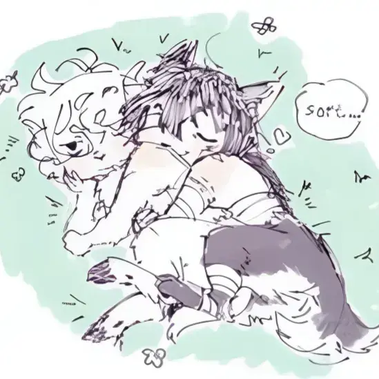 EggyPond5319의 Dazai-Wolf x Chuuya-Sheep