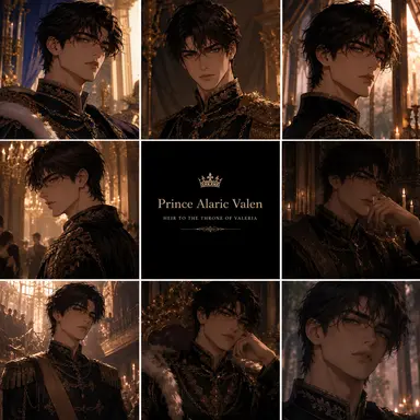 Profile image of Prince Alaric Valen.