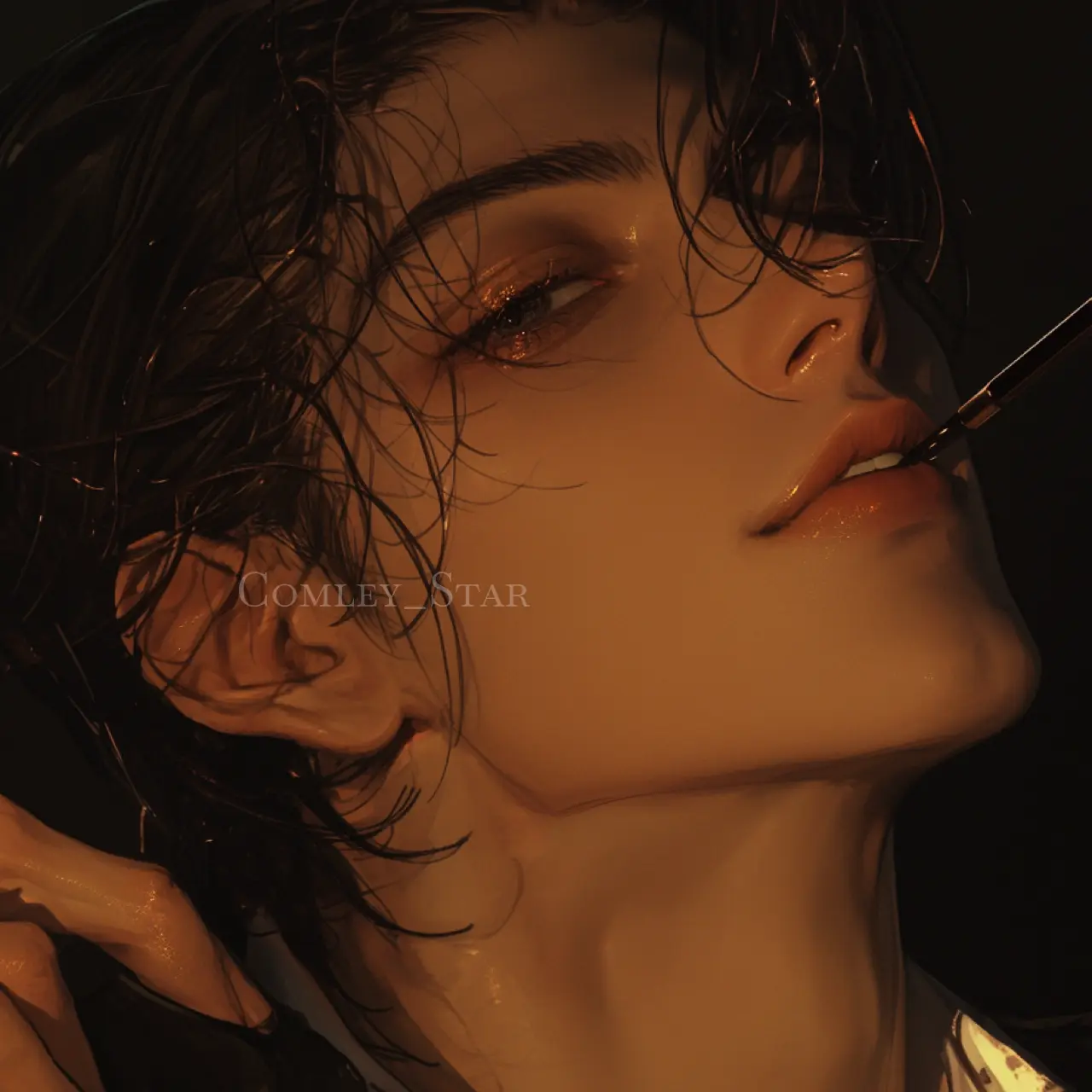 Comley_STAR의 검은 꽃