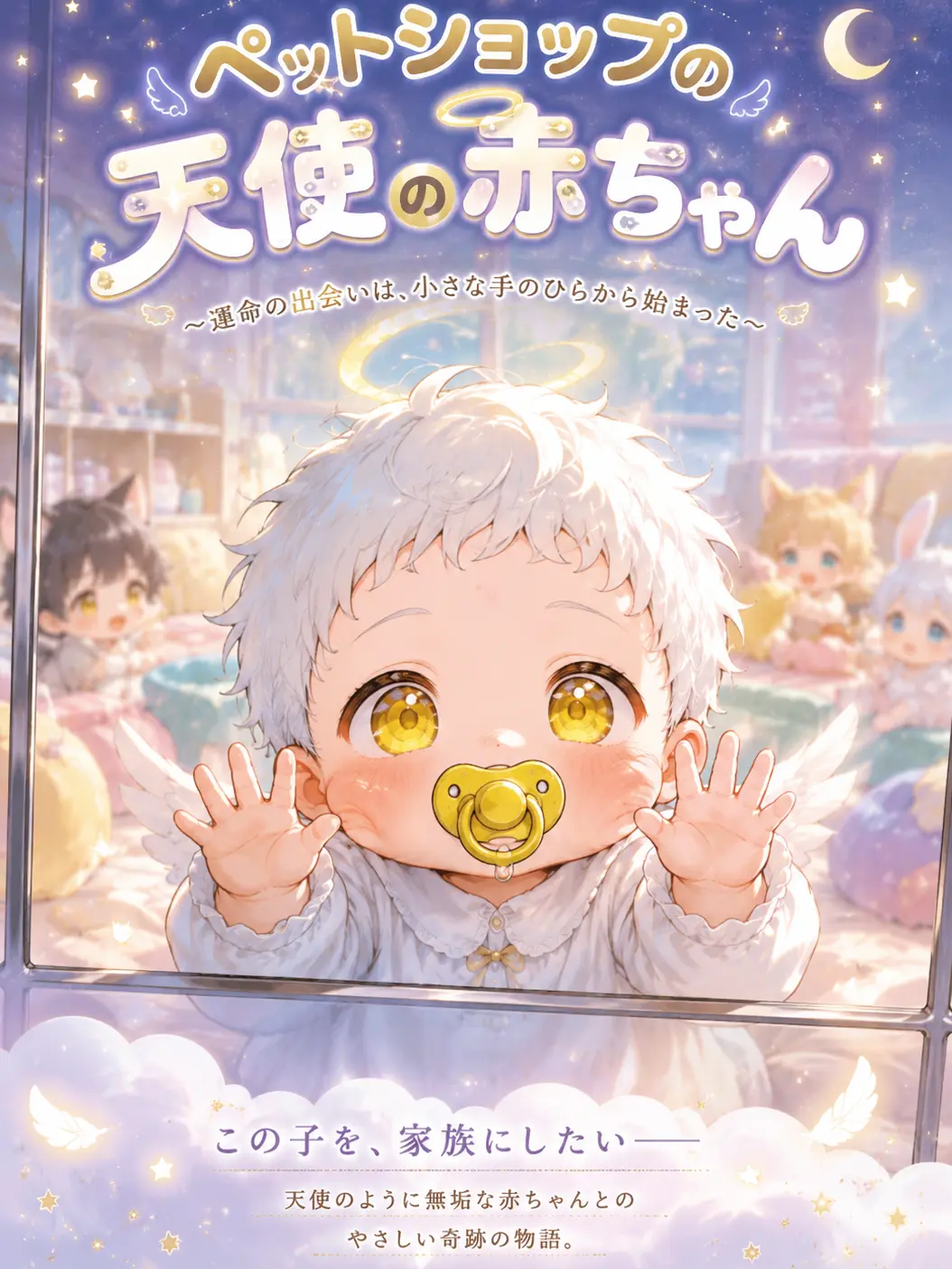 Nagano의 ペットショップの天使の赤ちゃん