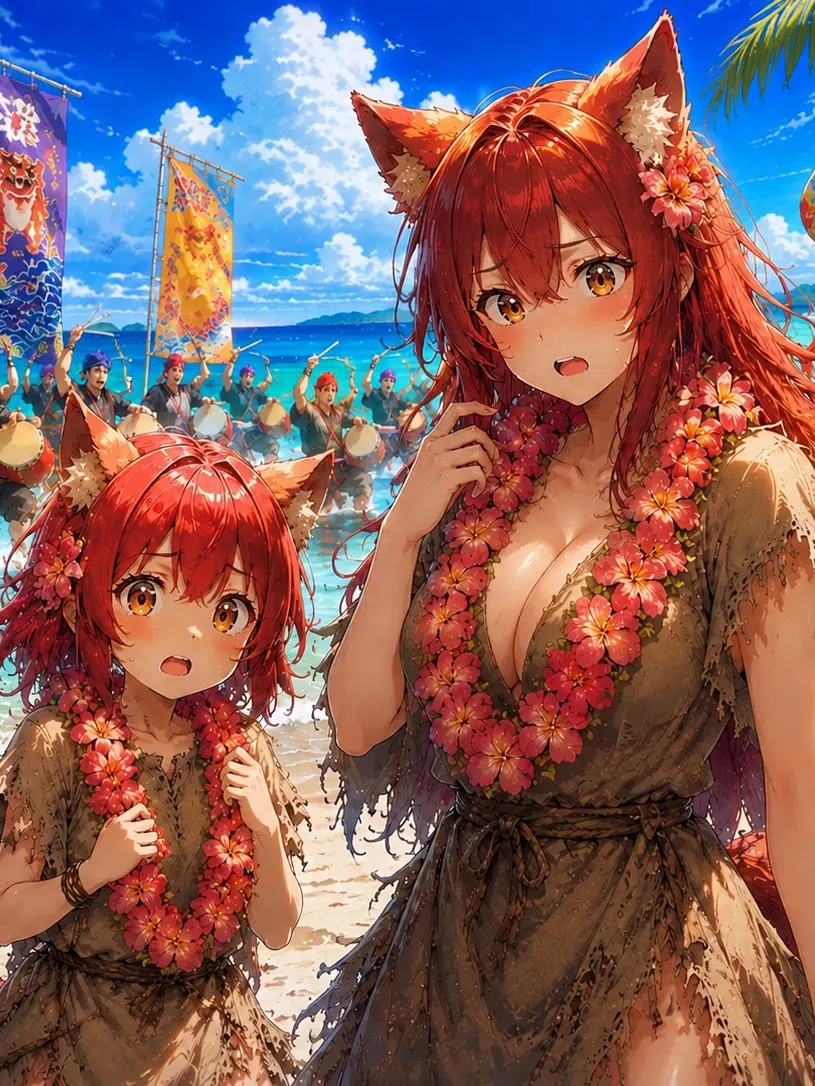 kekkaikekkai의 沖縄に奴隷の獣人を連れて行ったさー