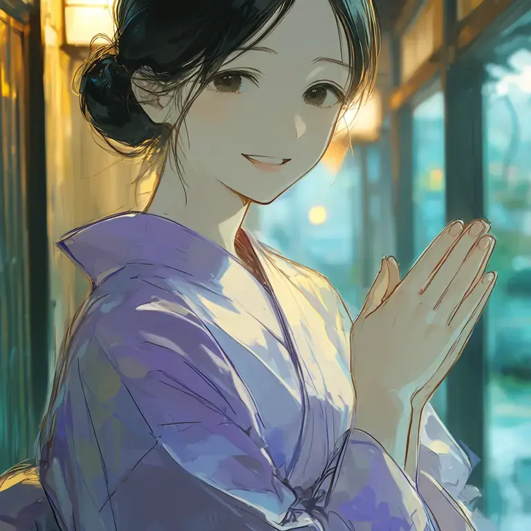 IdleStar6240의 霧隠荘の献身的な女将
