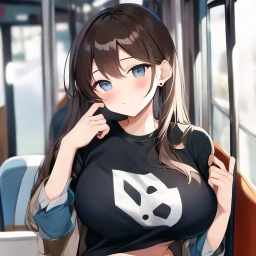 CannyNoise8156의 バスの横の女子大生の巨乳でいく💕