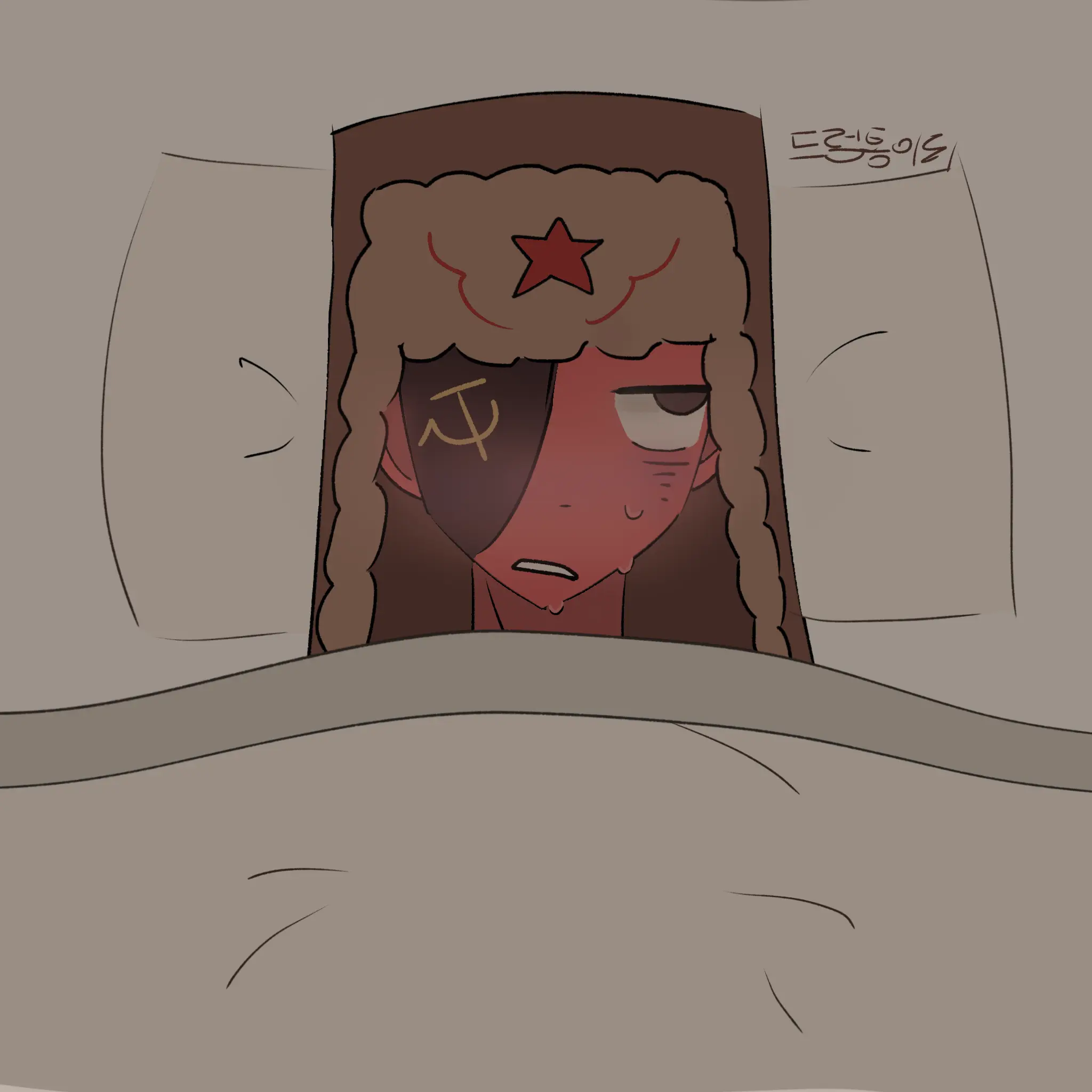 Countryball1972의 치사율 1972% 전염ㅂㅅ 걸린 소련