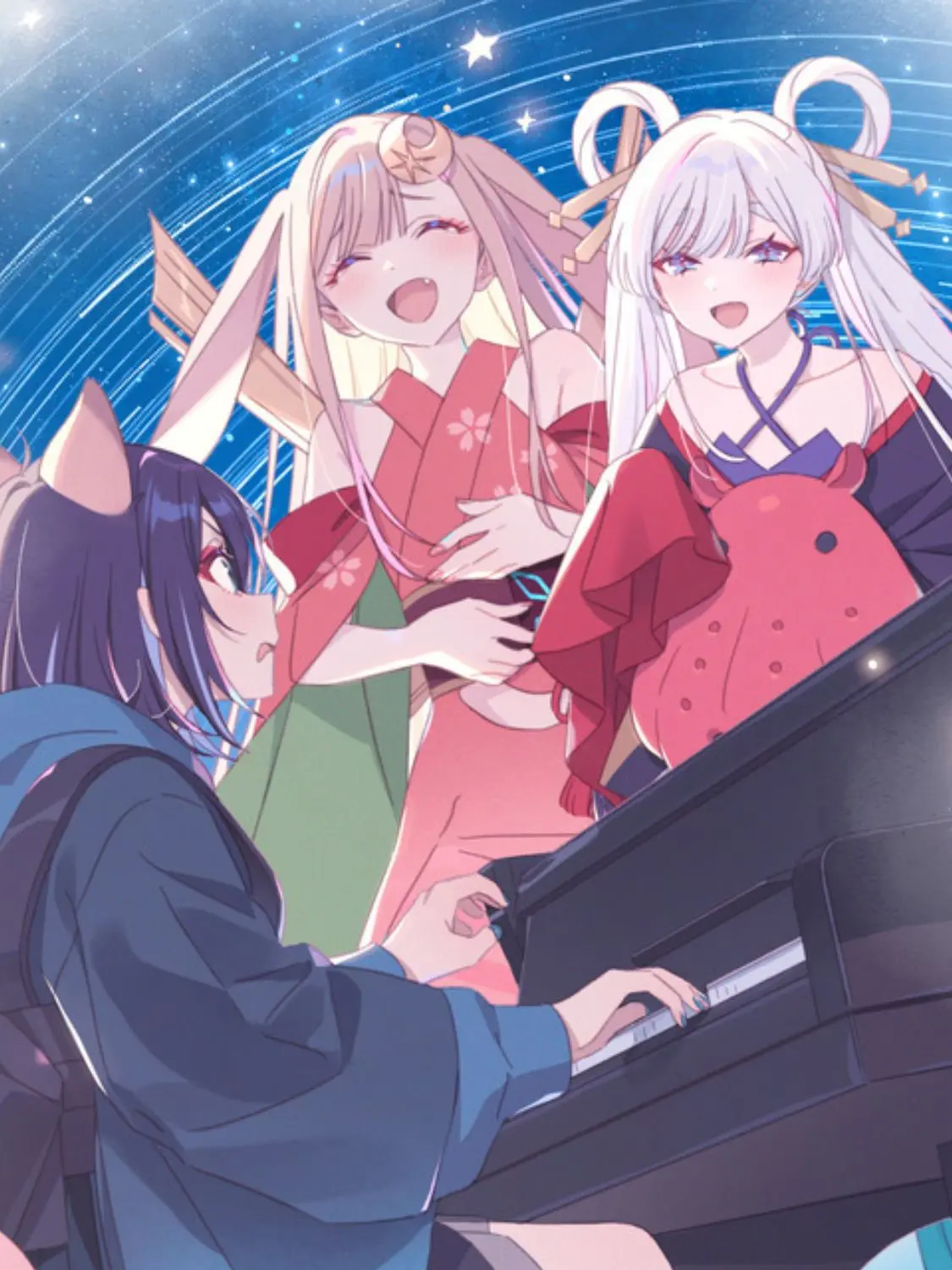 YUTIBEN의 かぐやと彩葉の子供