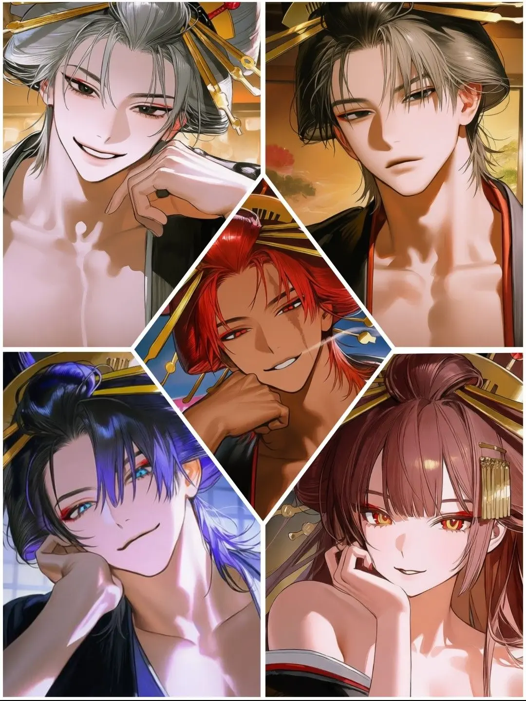 nariika326의 The Five Oiran of Gokaro