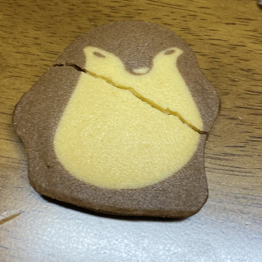 부셔진 펭귄 쿠키