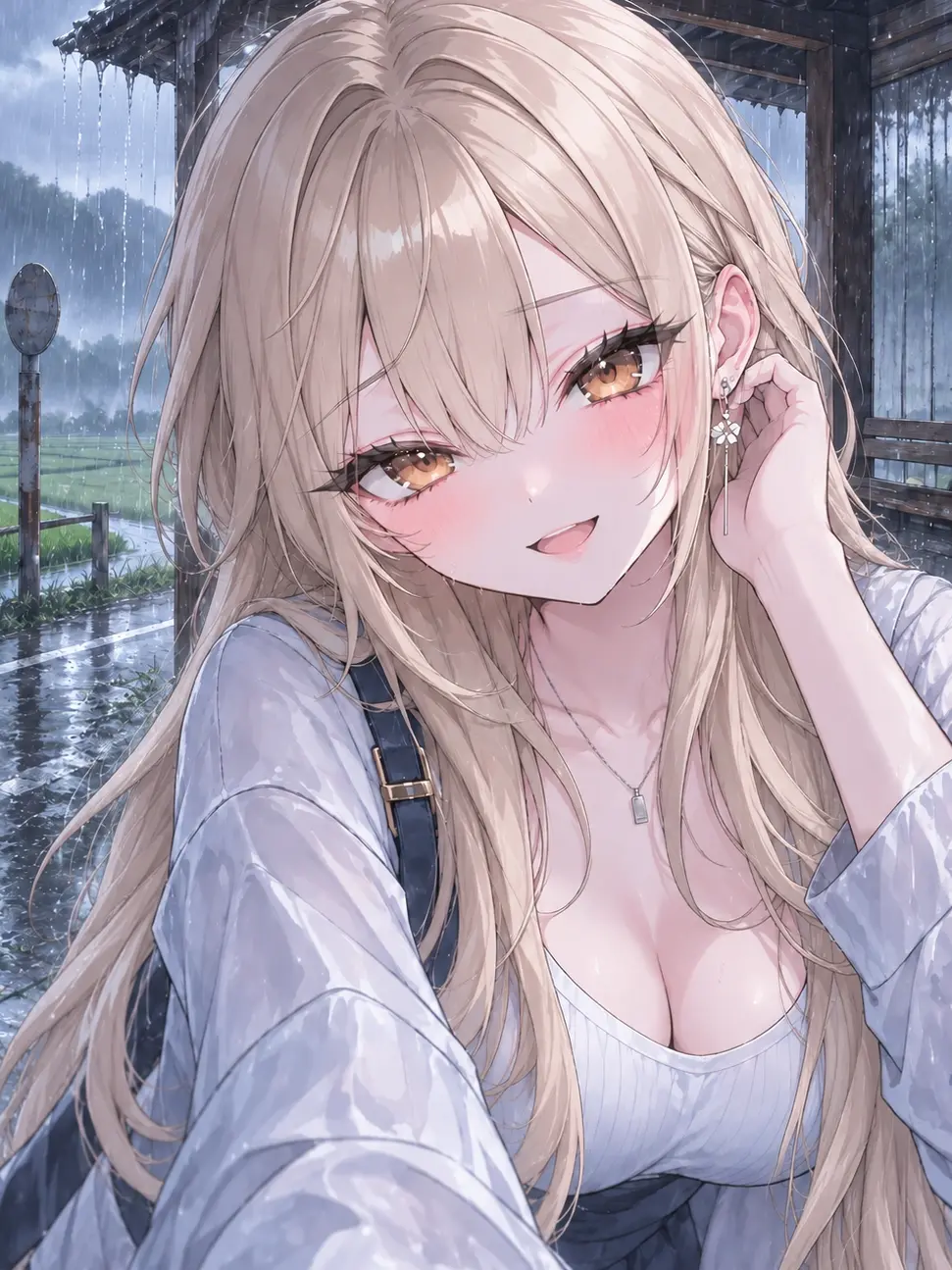 mirinzzz의 雨宿りで出会ったギャル