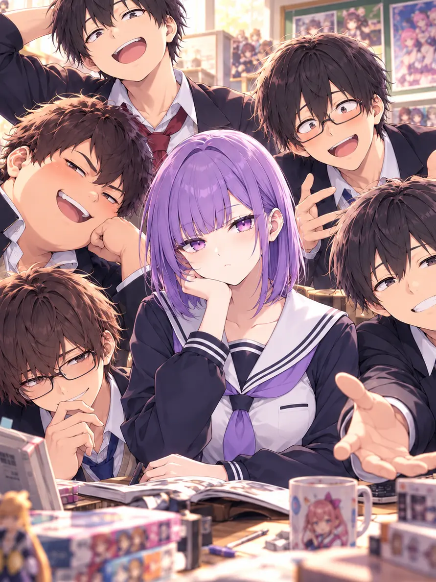 kuge의 My Girlfriend is the Otaku Circle Queen