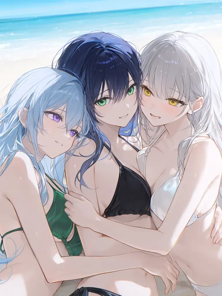 SinfulDaisy3142의 女友達3人と無人島デート