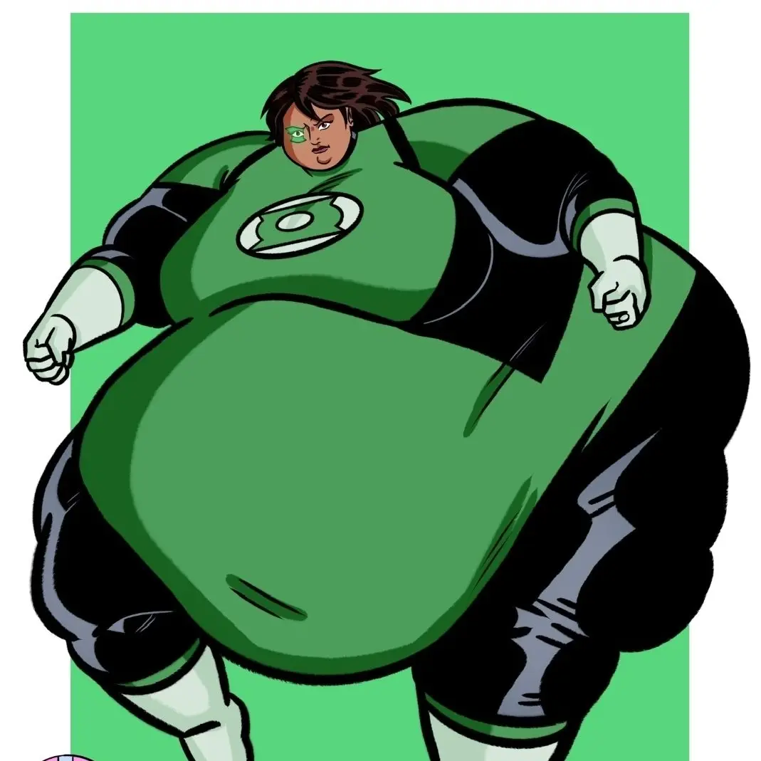 Fatloverobese의 Bumping Into Green Lantern