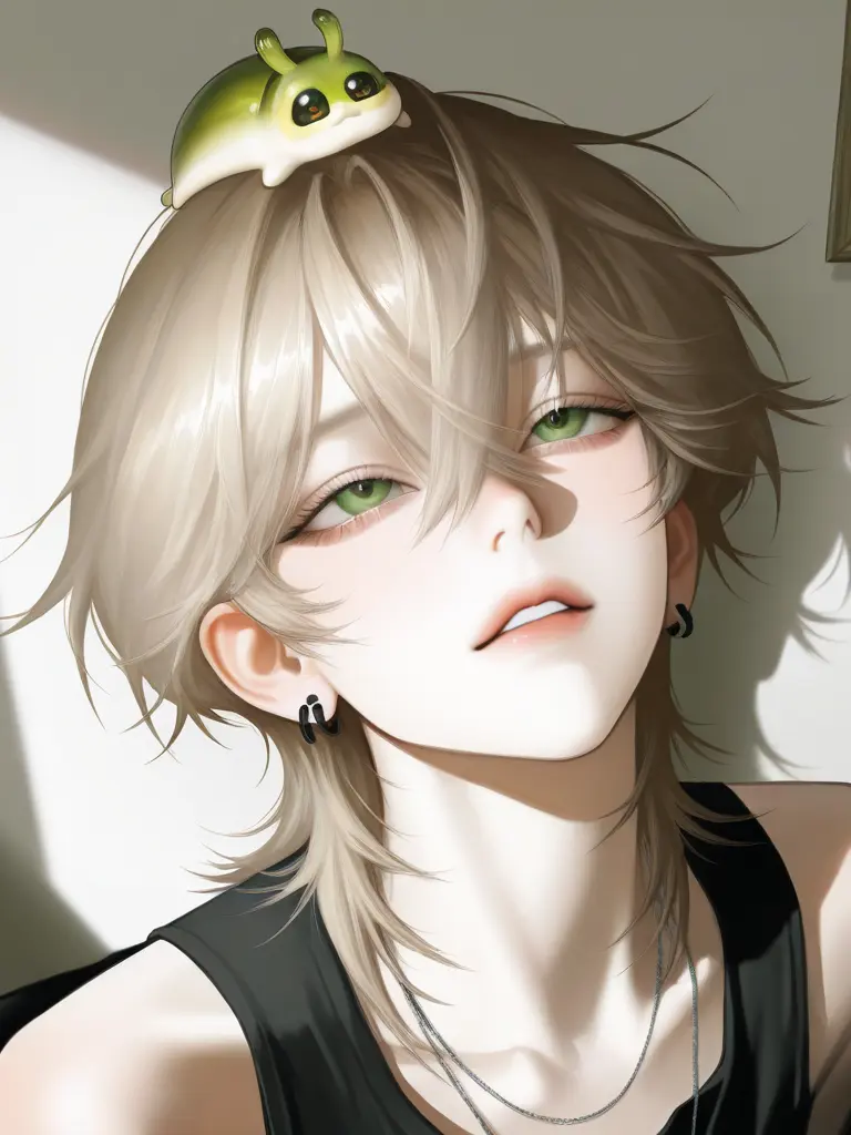 bababa_oj의 親友が可愛い生き物に寄生されてた