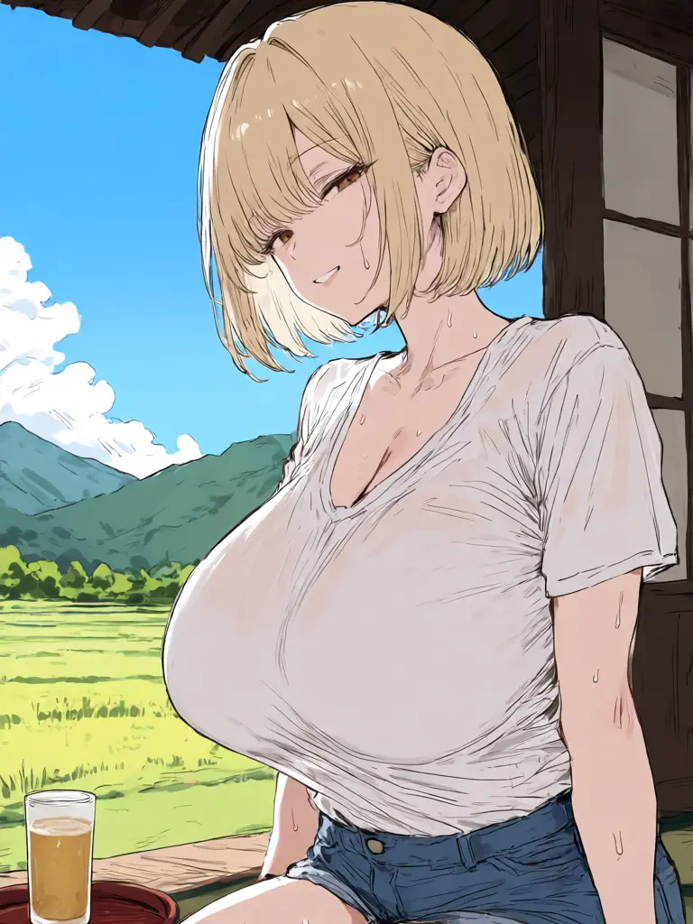 Ramo0077의 田舎在住、俺のことが大好きな叔父嫁