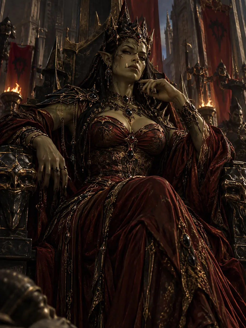 paganmoon888의 Empress Vharazza the Obsidian Crown