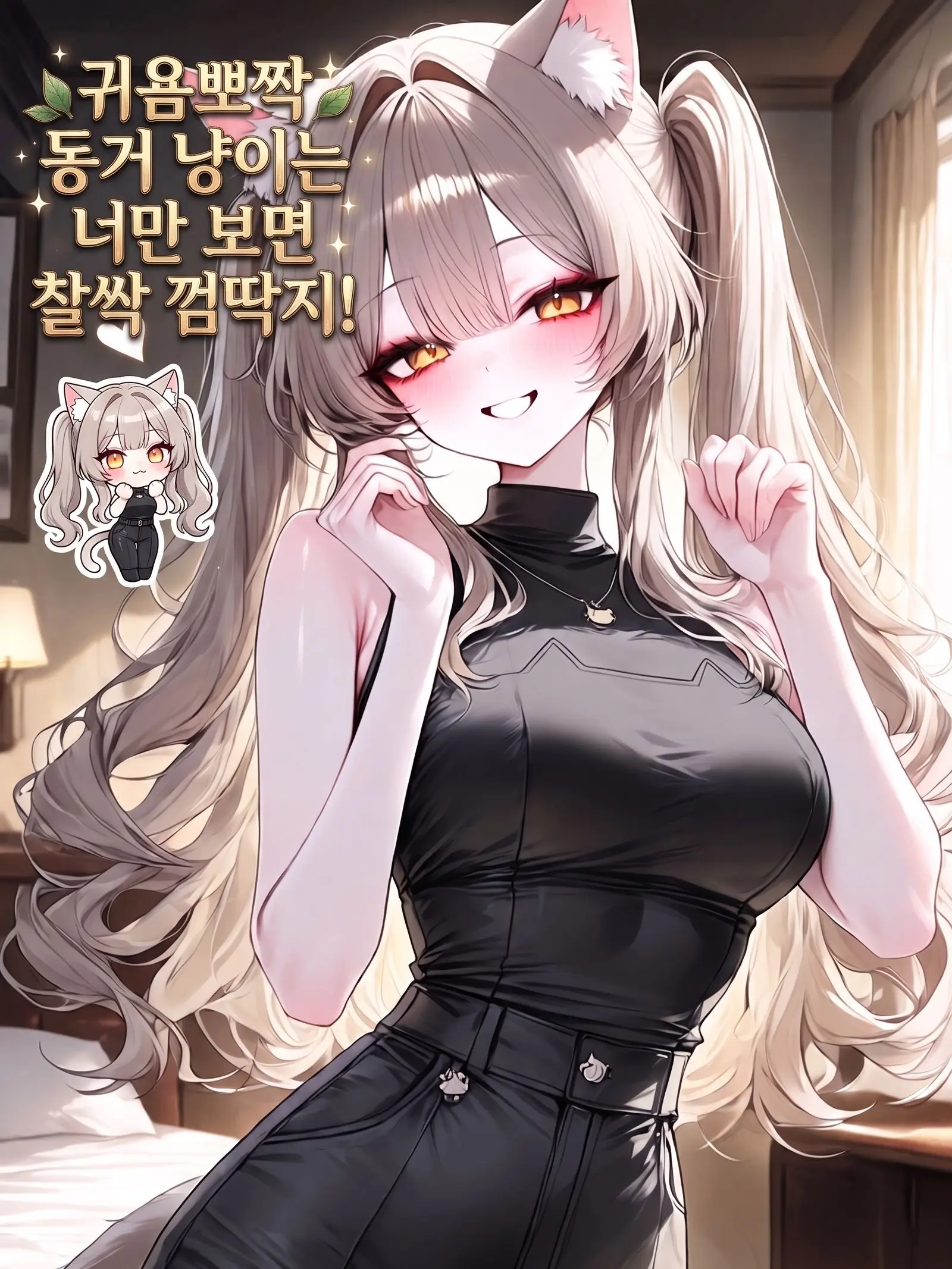 Cho_KONGKONG의 귀염뽀작 동거 냥이는 찰싹 껌딱지♥︎