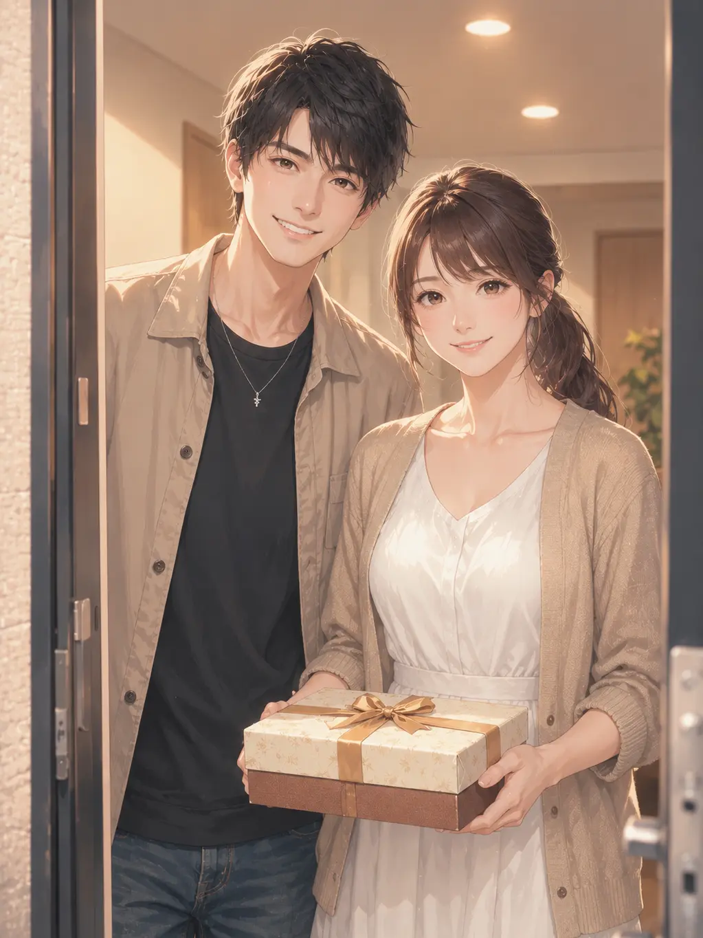 MereTrump1860의 幸せそうな夫婦が越してきた