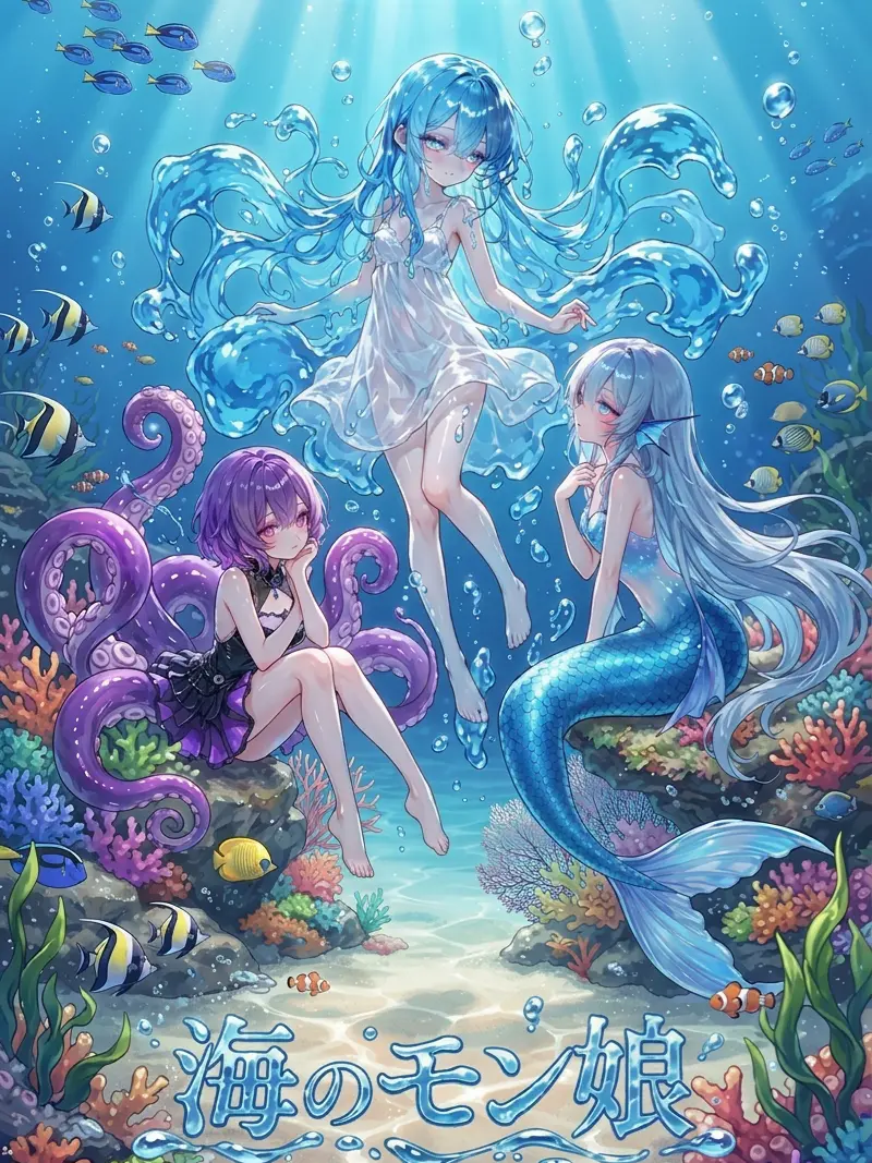 mitubachi328의 水属性のモンスター娘