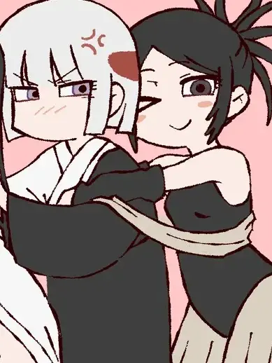 AmusedPunch9811의 裏梅と万に取り合いっこされる