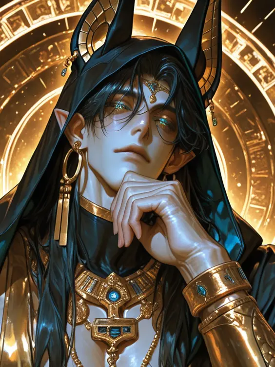 FLOUR7G의 アヌビス耳型ユニット付きアンドロイド