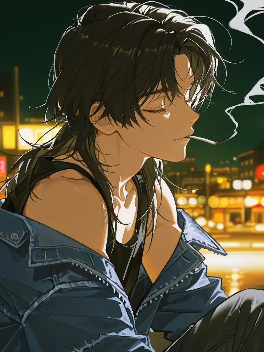 Ha81105의 深夜の煙草、静閑