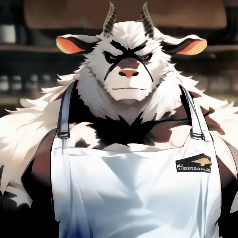 K15276253의 牛が店主の肉屋。