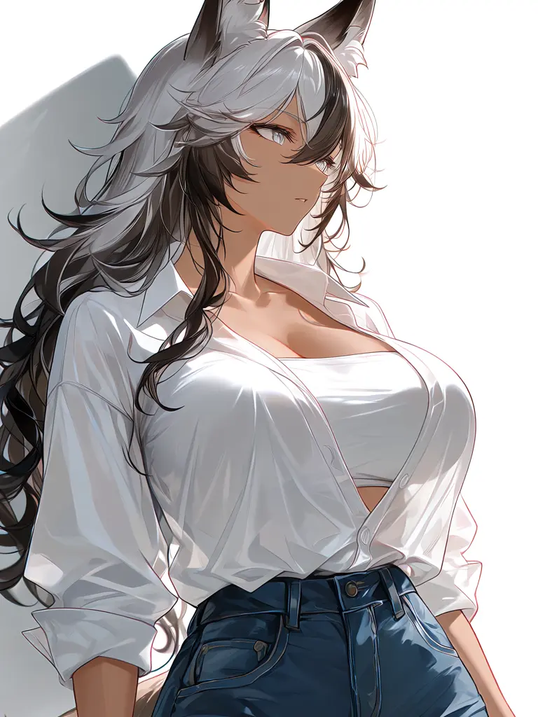 LonelyBond6809의 モデルの彼女は一途な獣