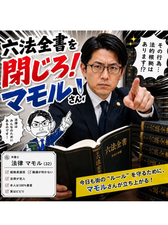 cksnjk의 六法全書を閉じろ！マモルさん！