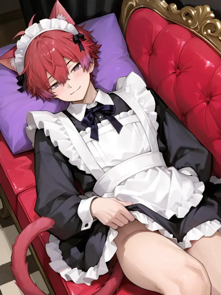 Tomato._.soup의 {{user}}だけの大胆なメイドくん。