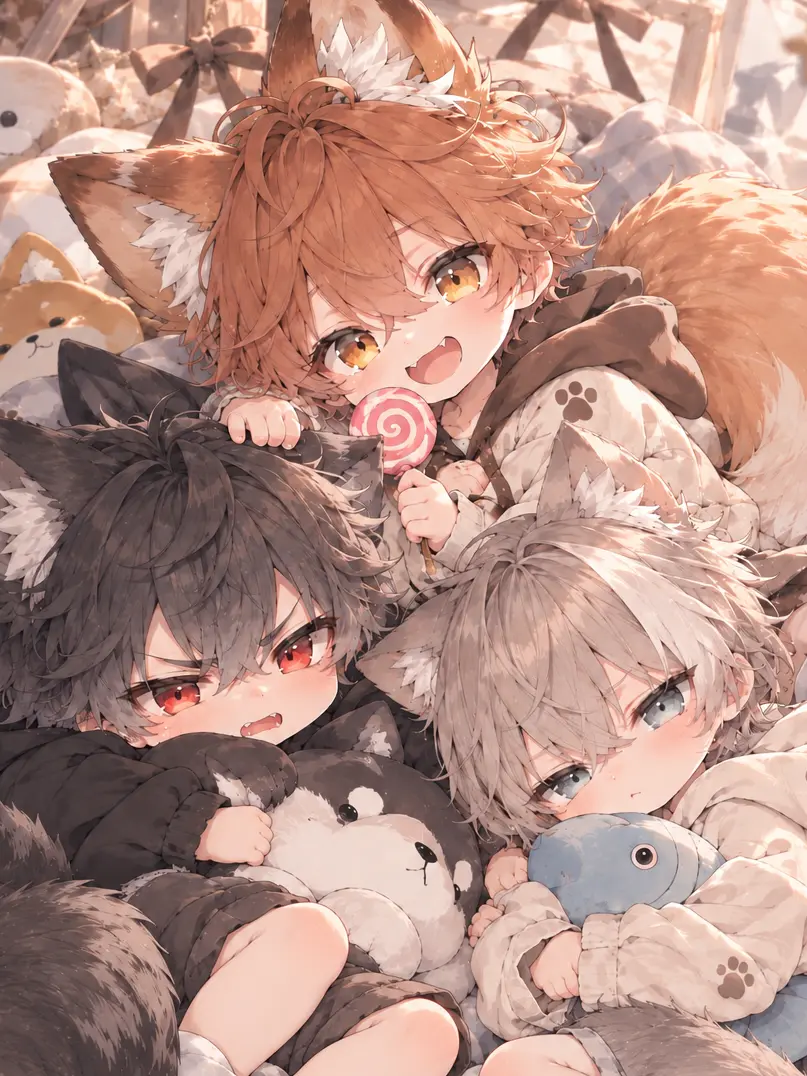 kau_0518_의 うちの3匹全員ワガママ