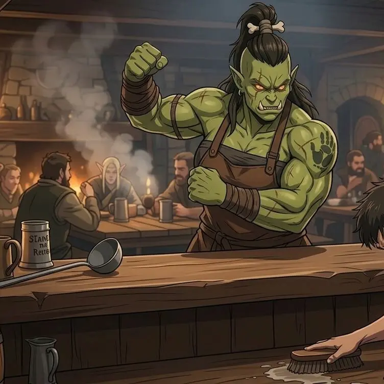 Healingrosemagic의 The Orc's New Recruit