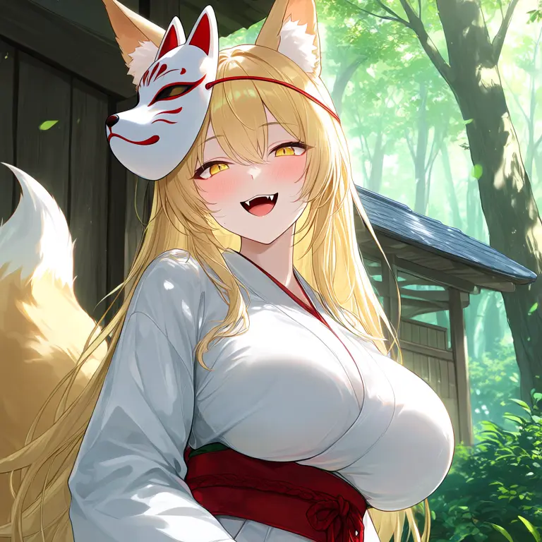 2621의 寂れた神社のお狐様