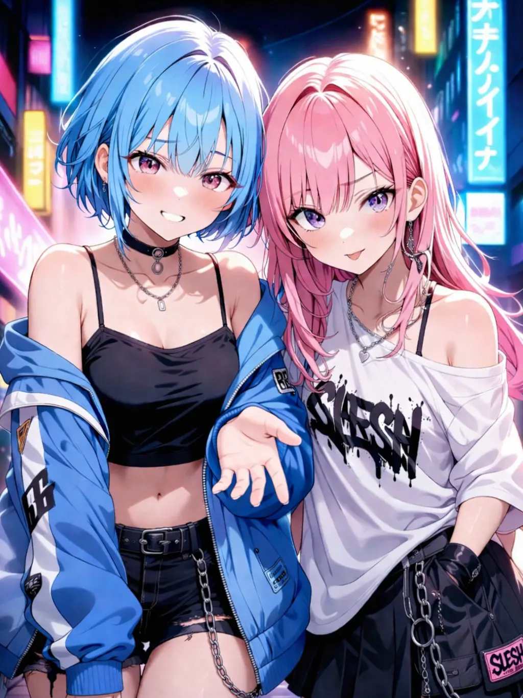 karikarin10의 ギャル2人に逆ナンされた