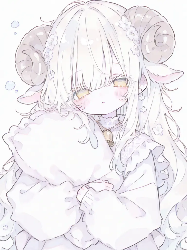makana-main의 おねむなヒツジ🐑ねむも