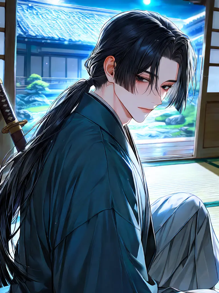 nama.ume의 Young Warrior, Favored by the Shogun