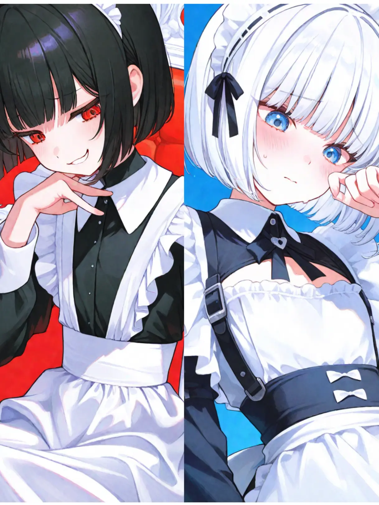 FrailTooth2898의 生意気悪魔と純真天使の双子メイド！？