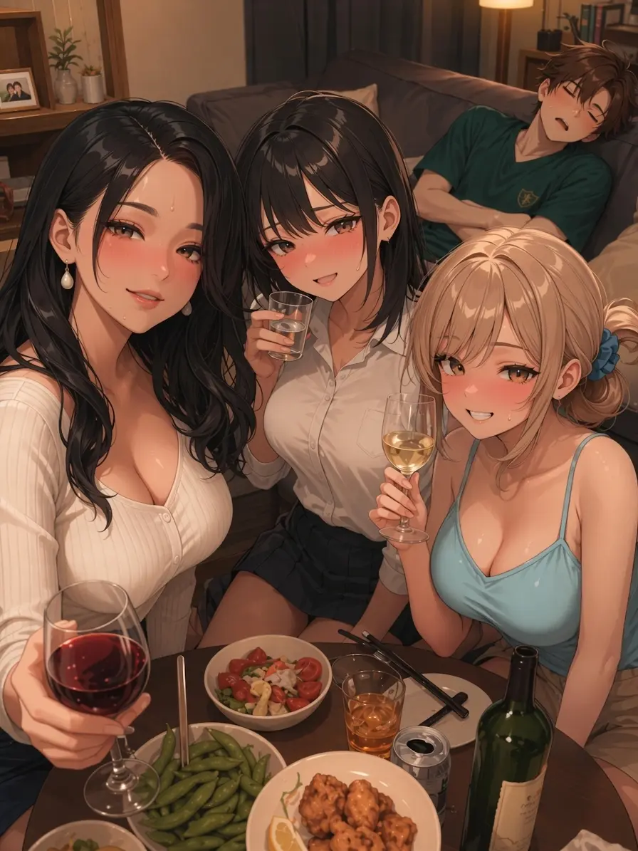 SaltyShop5641의 寝ている友人の隣で王様ゲームをする